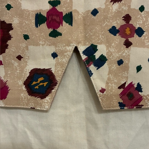 WESTERN WEAR WRANGLER Beige and Multicolor Patterned Button-Up Shirt - Picture 6 of 13